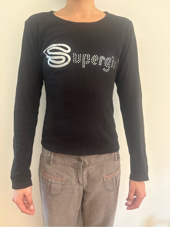 Grip Tops - Black Supergirl Long Sleeve